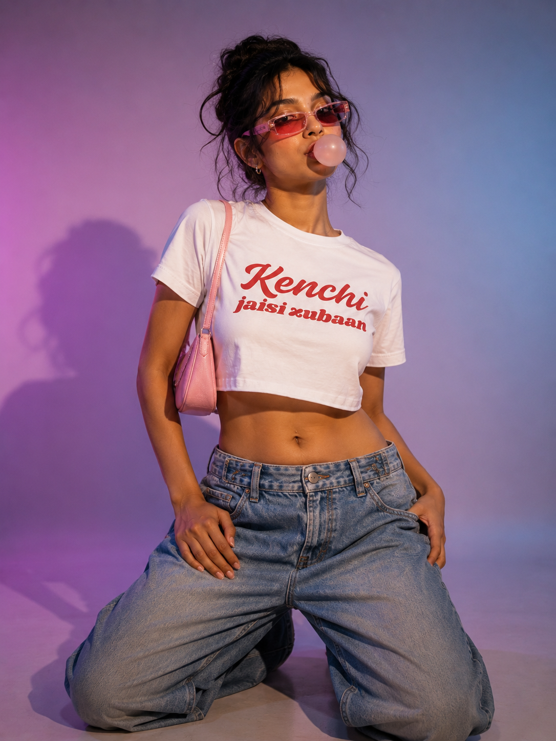 Kenchi Jaisi Zubaan Crop Top