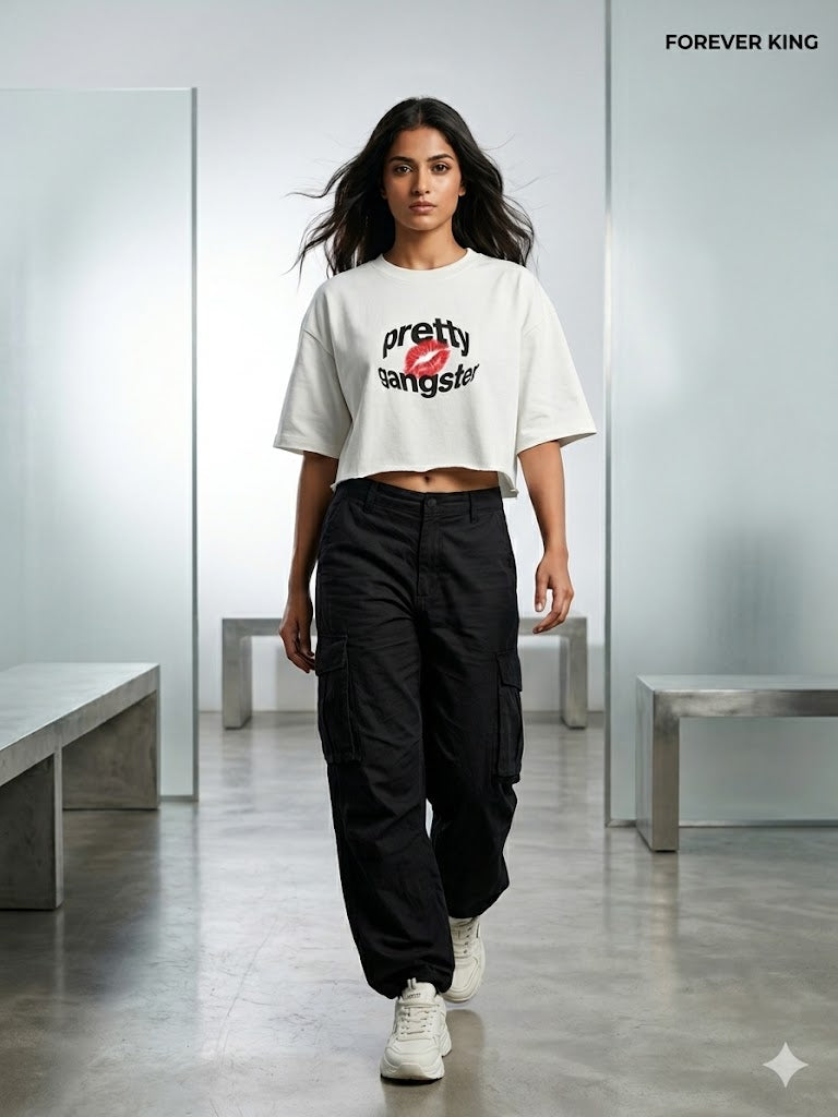 Pretty Gangster Crop Top